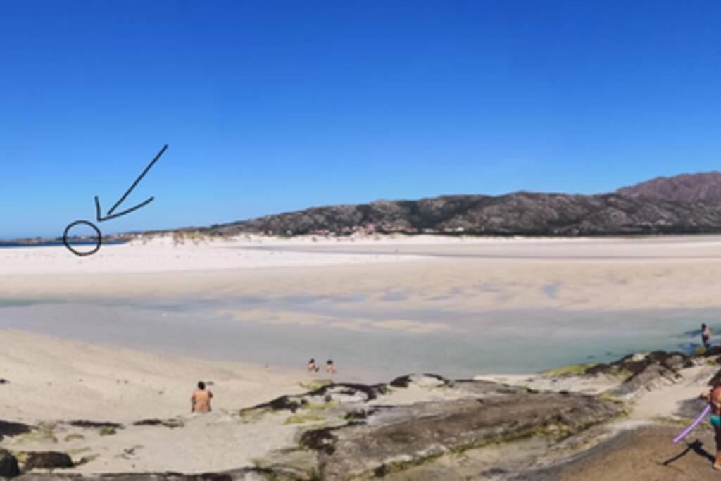 Apartamento con vistas al mar, playa de Carnota! Exterior foto